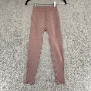 Alphalete OZone Leggings Womens XS Mauve High Rise Seamless Ankle Gym Workout